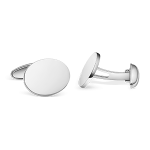 Sterling Silver Swivel Back Cufflinks
